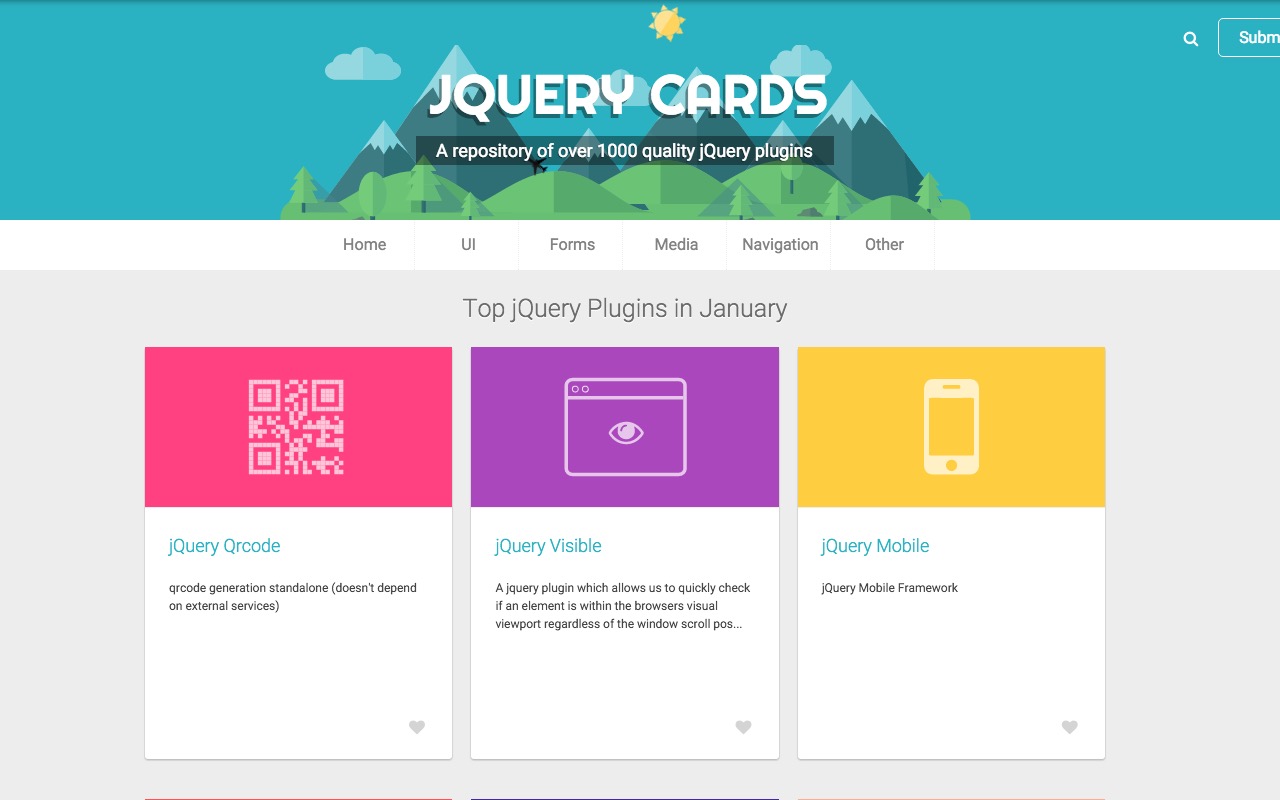jQuery Cards – collection of jQuery plugins