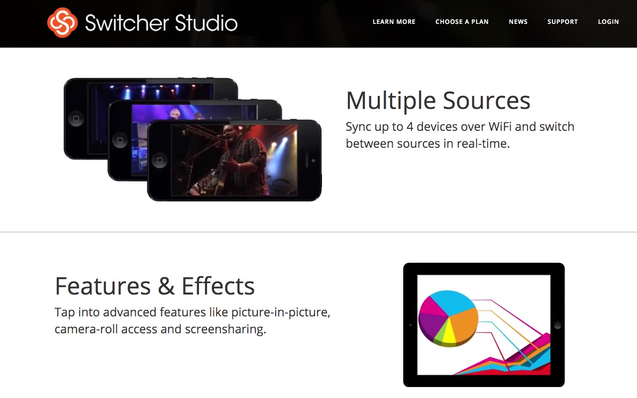 Switcher Studio – mobile streaming production suite