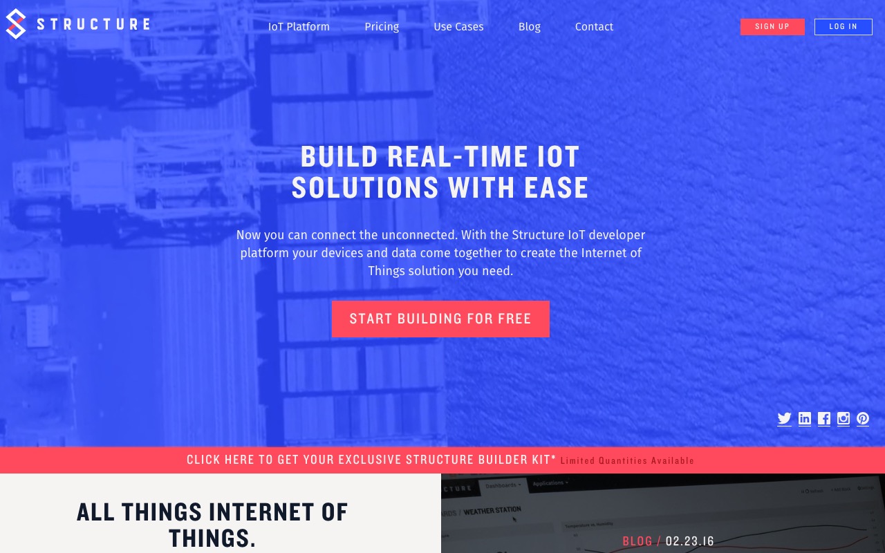 Structure – IoT platform that connects devices and data