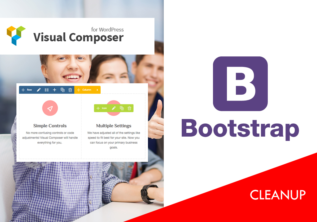 Visual Composer to Bootstrap Grid Cleanup