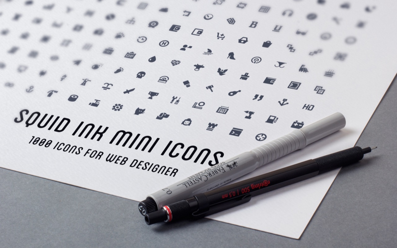 1.000 Free Mini Icons Pack for Web Designers