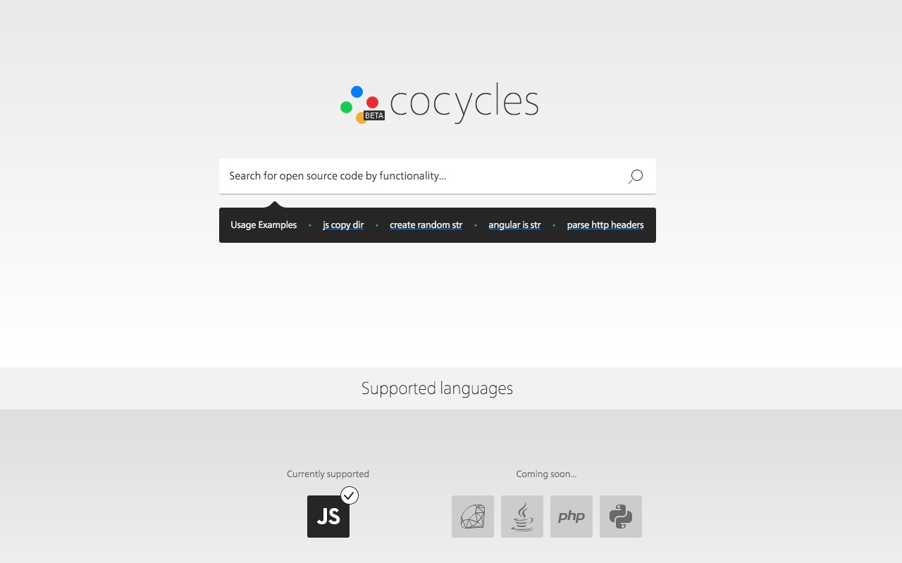 Search for open source code by functionality with Cocycles Beta
