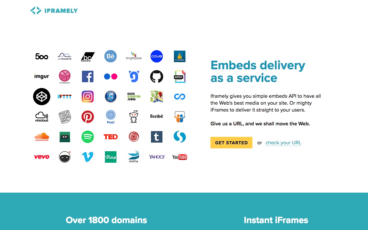 iFramely — serve your own HTTP API for responsive web embeds using Node.js