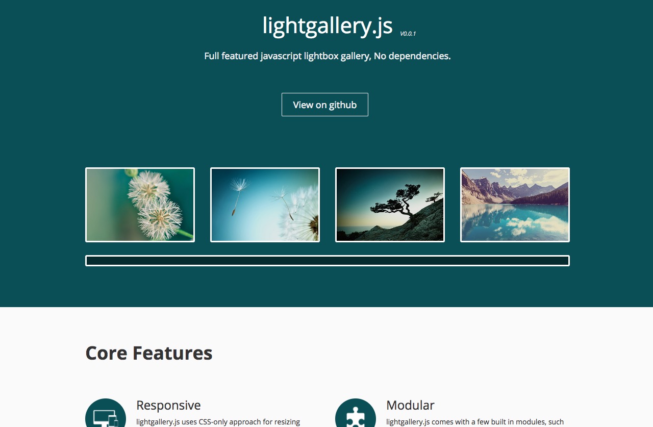 Lightgallery.js … full featured  image & video gallery