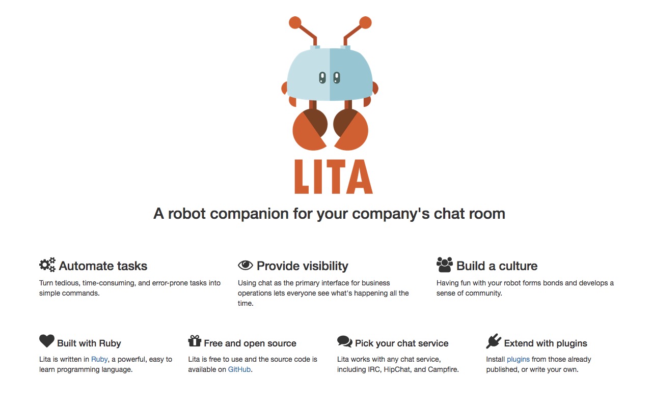 Automation for your companies chat room with LITA