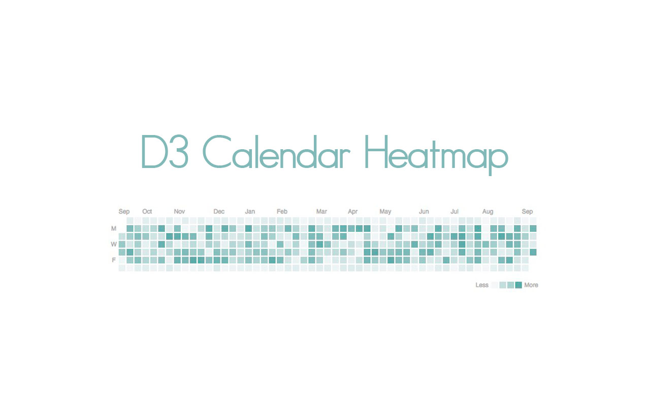 D3 Calendar Heatmap – Still summer here