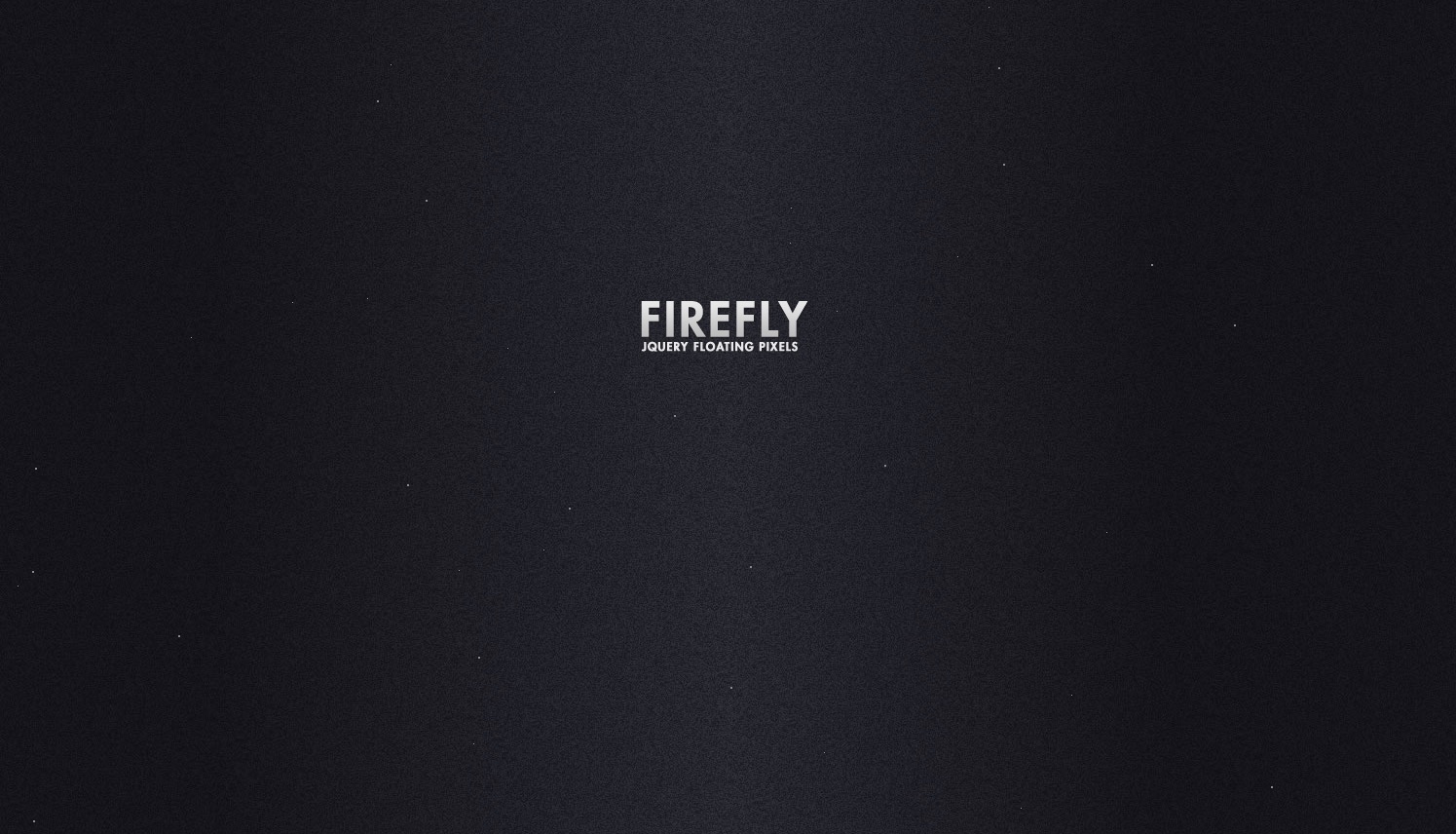 We all love fireflies – jQuery Firefly