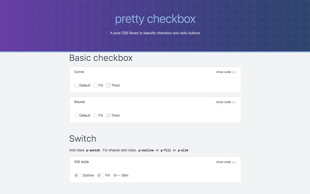 Pretty checkboxes and radio buttons in pure CSS