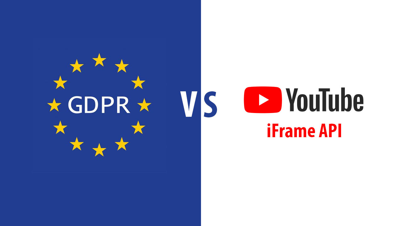 Youtube iFrame API and Cookieless Domain solution (GDPR / DSGVO)