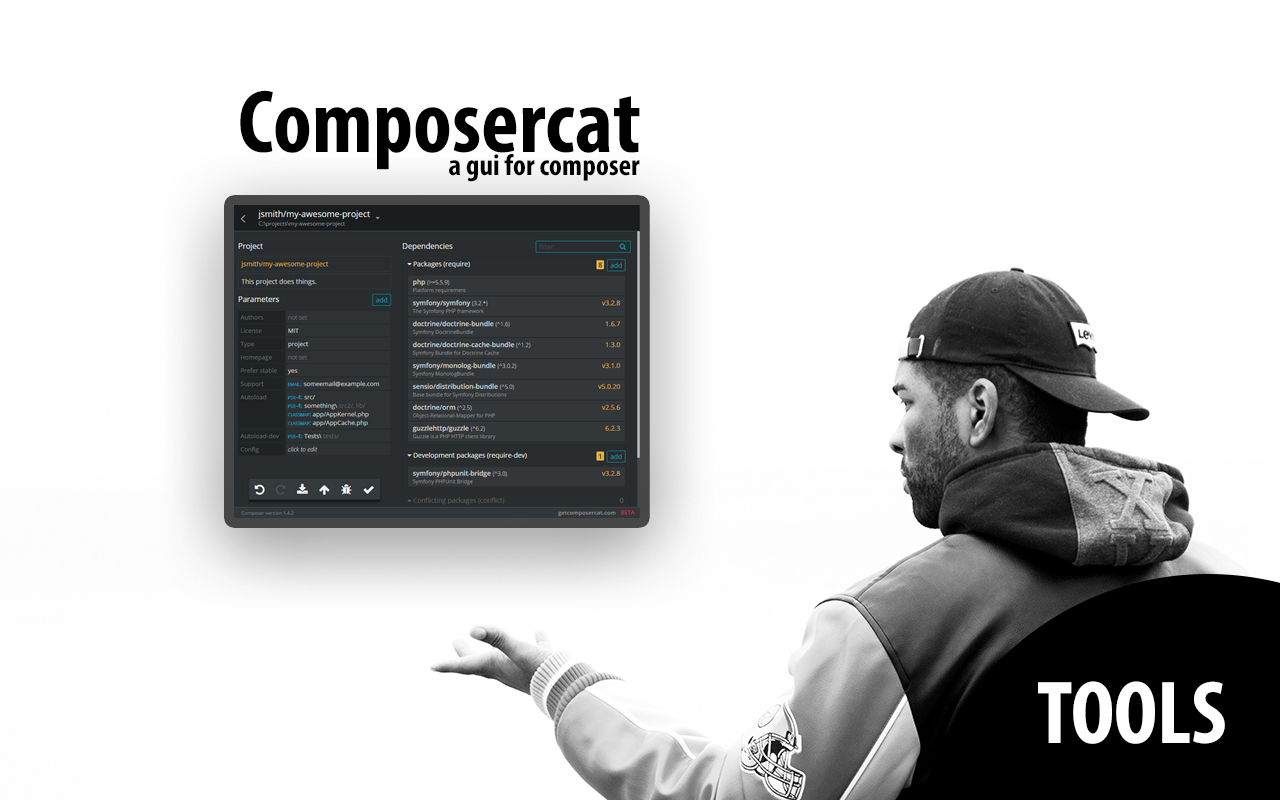 Composercat – a GUI for composer